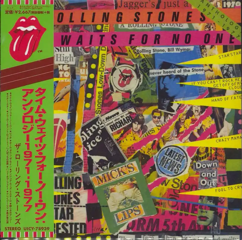 The Rolling Stones Time Waits For No One (Anthology 1971-1977) Japanese SHM CD Limited Offer