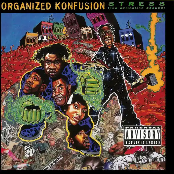 ORGANIZED KONFUSION Stress : The Extinction Agenda CD, very good plus Secure Checkout