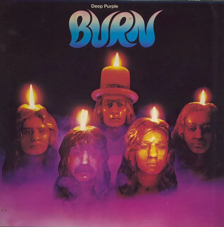 New Release Deep Purple Burn - 1st - VG UK Vinyl LP