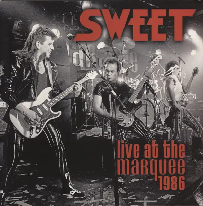 Fan Favorite The Sweet Live At The Marquee 1986 - White Vinyl UK 2-LP vinyl set