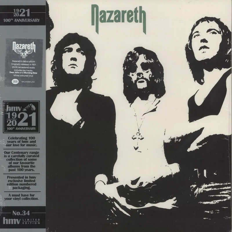 Nazareth Nazareth - White Vinyl - Sealed UK Vinyl LP Premium
