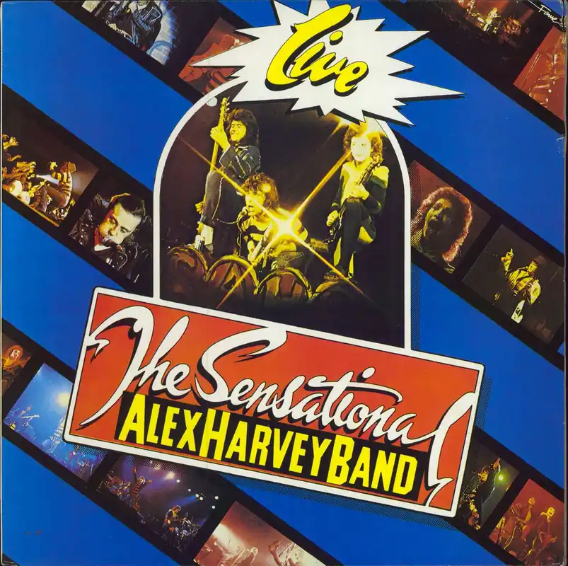 Alex Harvey (UK) Live UK Vinyl LP Limited Offer