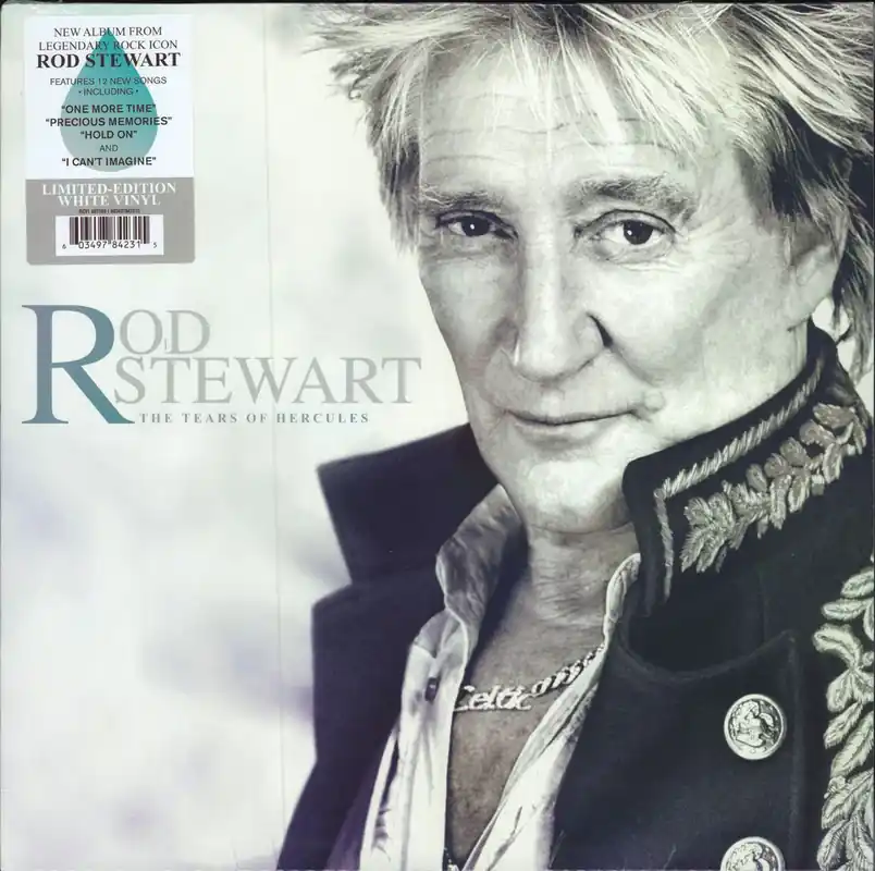 Rod Stewart The Tears Of Hercules - White - Sealed US Vinyl LP Price Drop