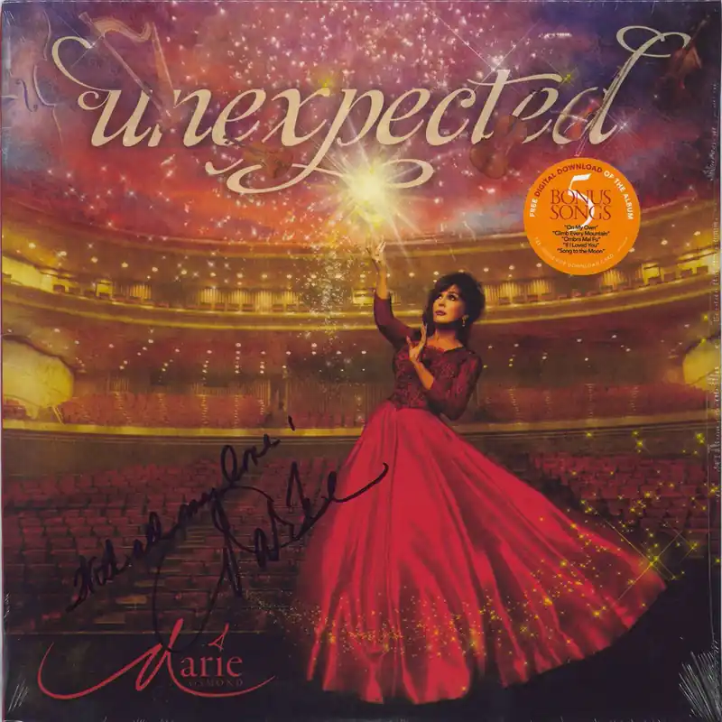 Deal Marie Osmond Unexpected + Signed Sleeve - Sealed US Vinyl LP