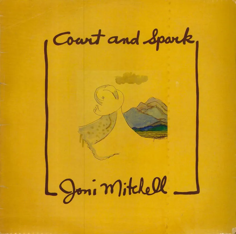 Luxury Joni Mitchell Court And Spark South African Vinyl LP