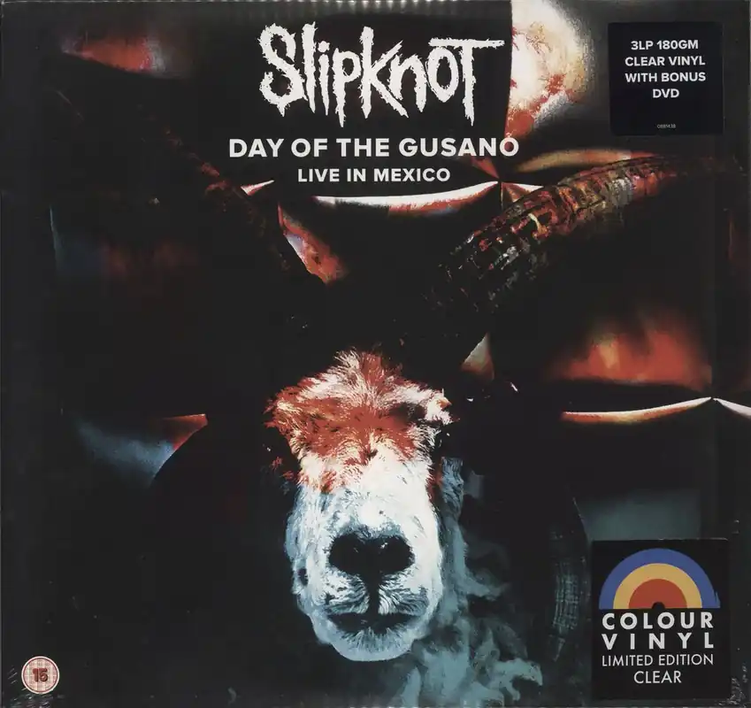 Slipknot Day Of The Gusano: Live In Mexico - Clear Vinyl + DVD - Sealed UK 3-LP vinyl set Grab Now