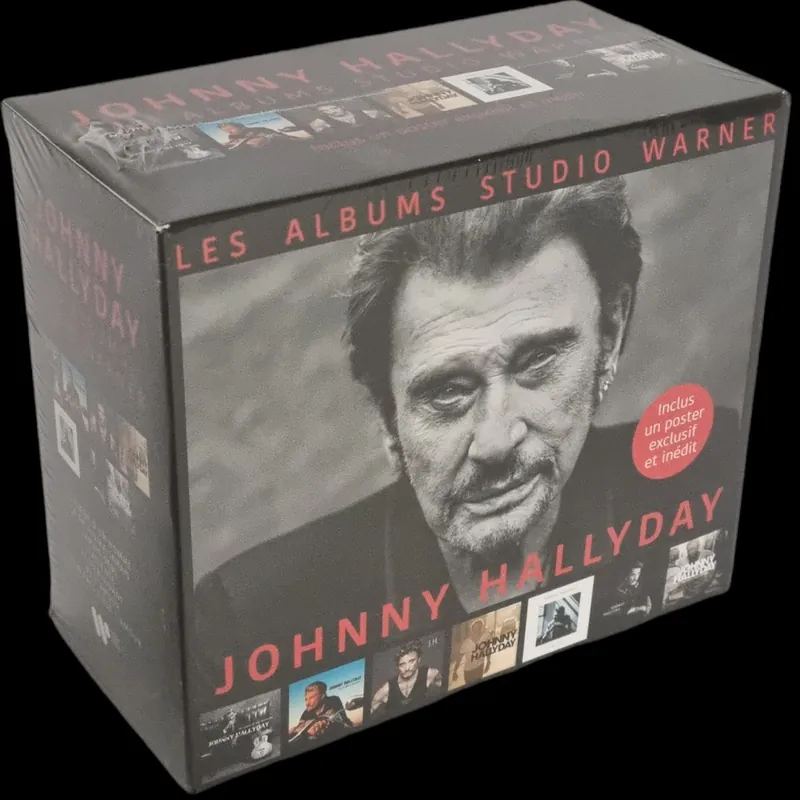 Johnny Hallyday Les Albums Studio Warner French Cd album box set Best Seller