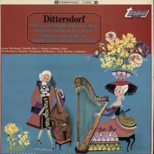 Grab Now Karl Ditters Von Dittersdorf Concerto For Double-Bass / Concerto For Harp / Sinfonia Concertante For Double-Bass & Viola UK Vinyl LP