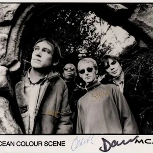 Ocean Colour Scene Signed Photo - 1 UK Promo Photograph Sale