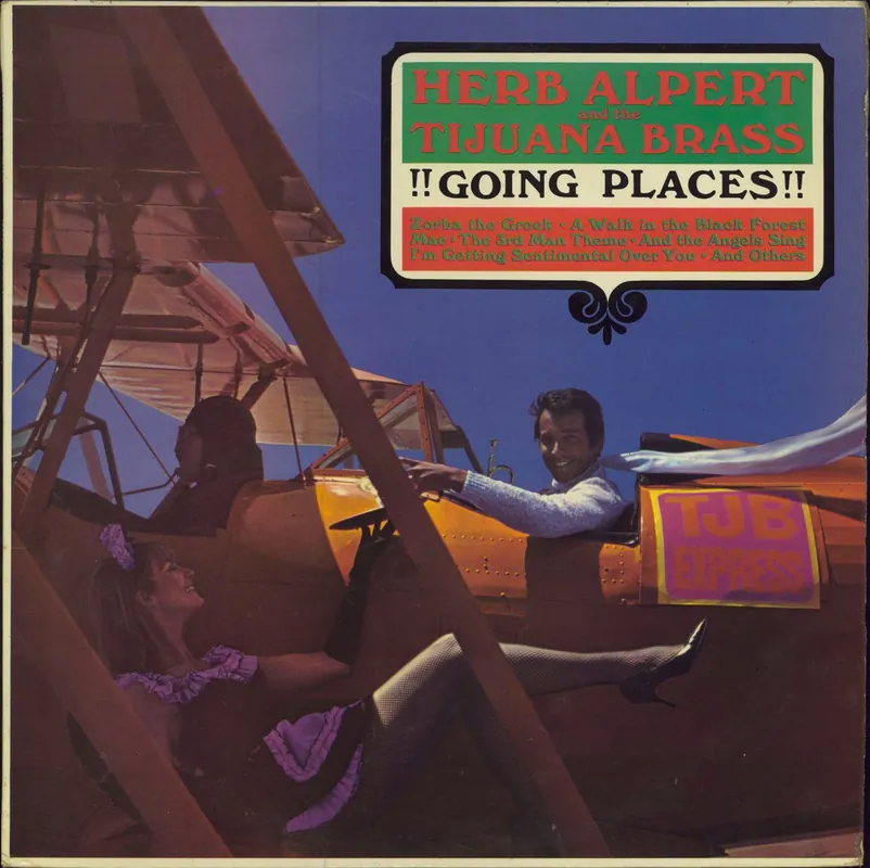 Herb Alpert Going Places UK Vinyl LP Handmade