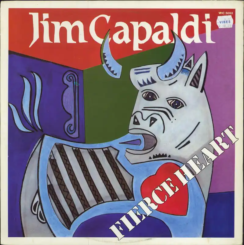 Markdown Jim Capaldi Fierce Heart South African Vinyl LP