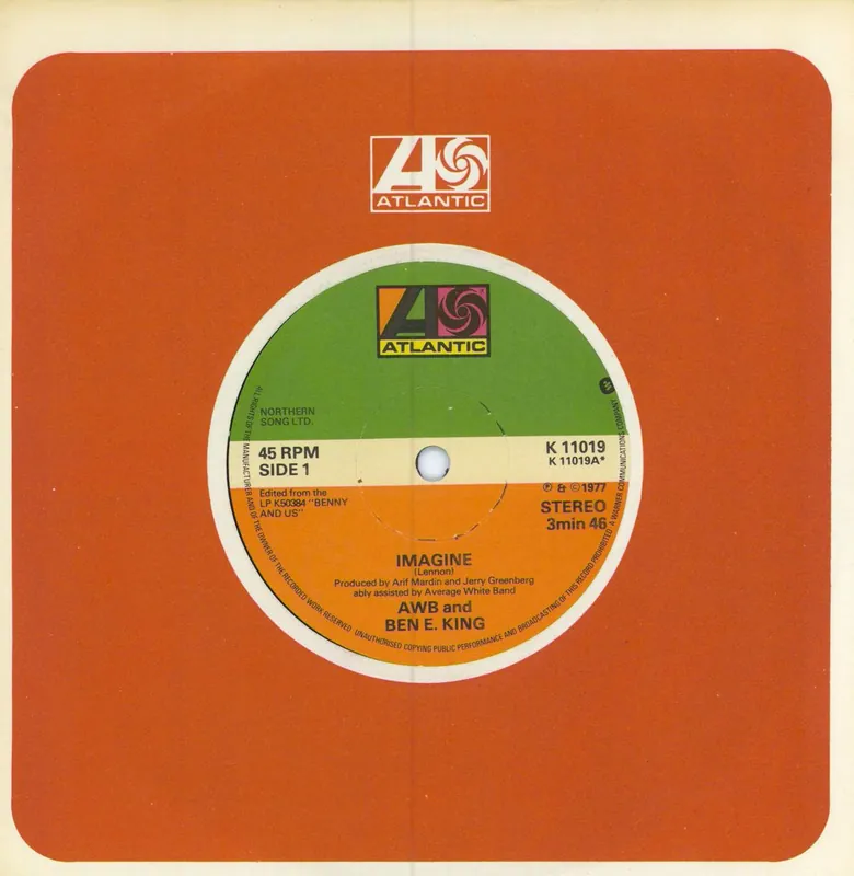 Average White Band Imagine UK Promo 7" vinyl Free Returns