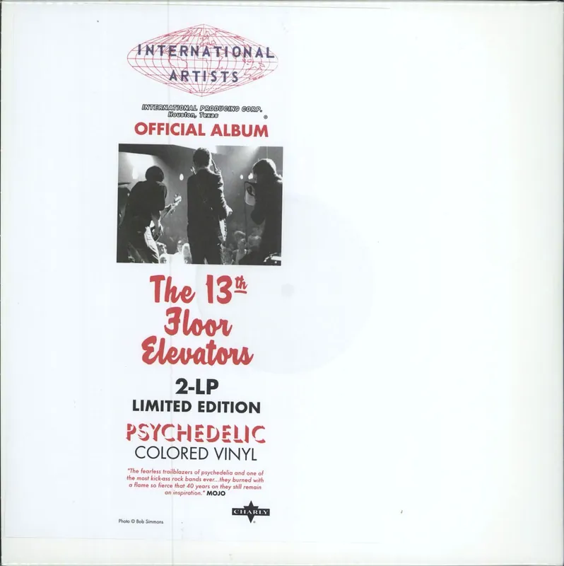 13th Floor Elevators The Psychedelic Sounds Of The 13th Floor Elevators - Test Pressing - Black Vinyl Czech Promo Vinyl LP Brand New