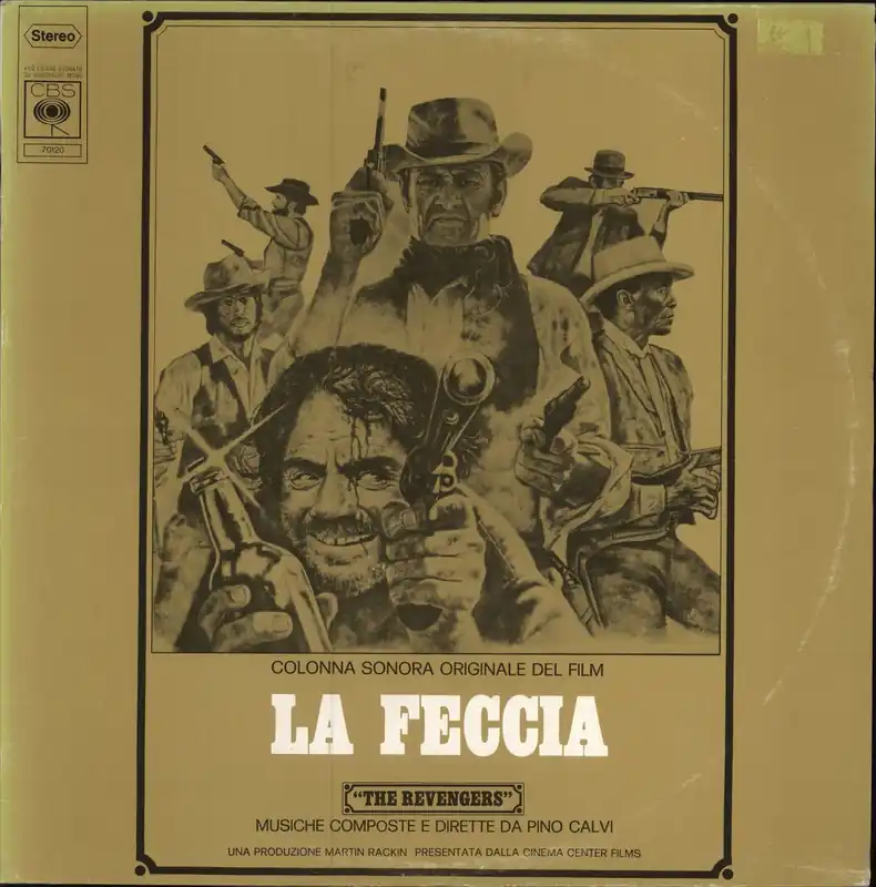 Holiday Sale Original Soundtrack La Feccia - The Revengers Italian Vinyl LP