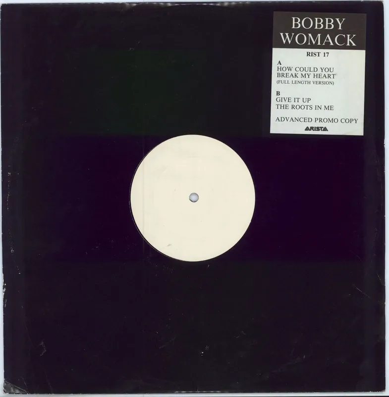 Top Rated Bobby Womack How Could You Break My Heart UK Promo 12" vinyl