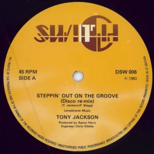 Luxury Tony Jackson Steppin' Out On The Groove UK 12" vinyl