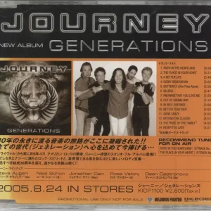 Journey Generations Japanese Promo CD album Order Now