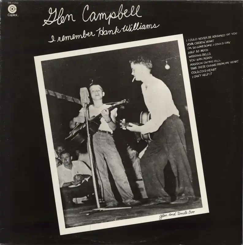 Glen Campbell I Remember Hank Williams UK Vinyl LP Top Pick