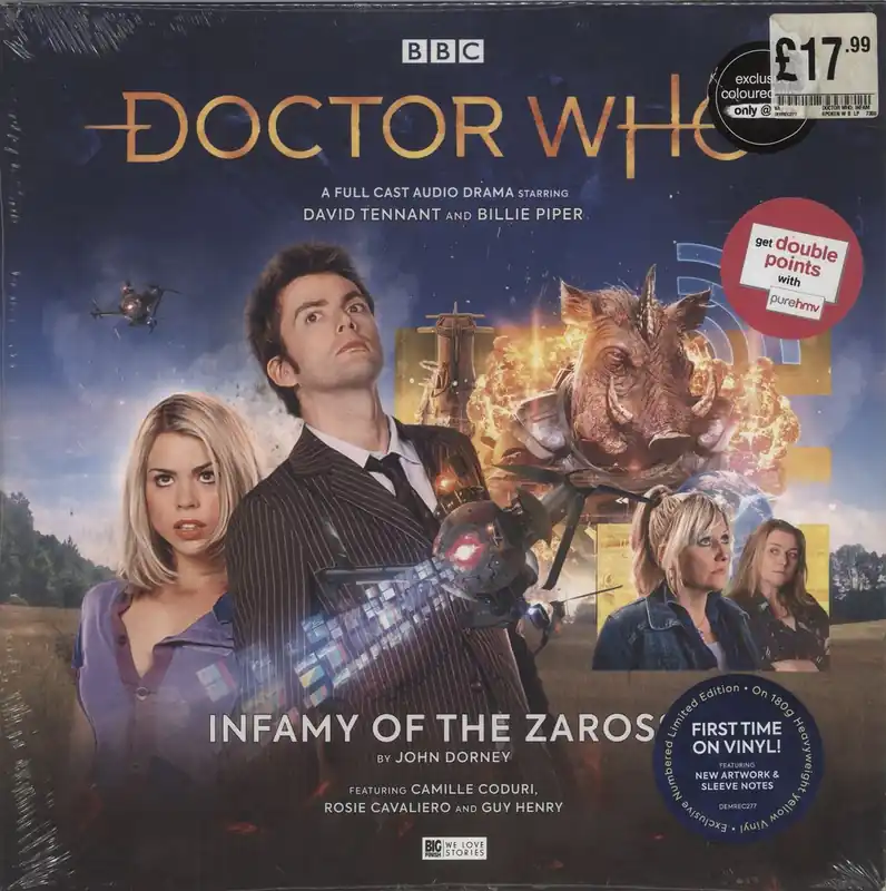 Sale Doctor Who Infamy Of The Zaross - 180gram Yellow - Sealed UK Vinyl LP