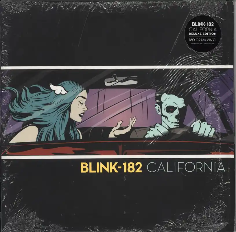 Limited Time Blink 182 California - Black Vinyl UK 2-LP vinyl set