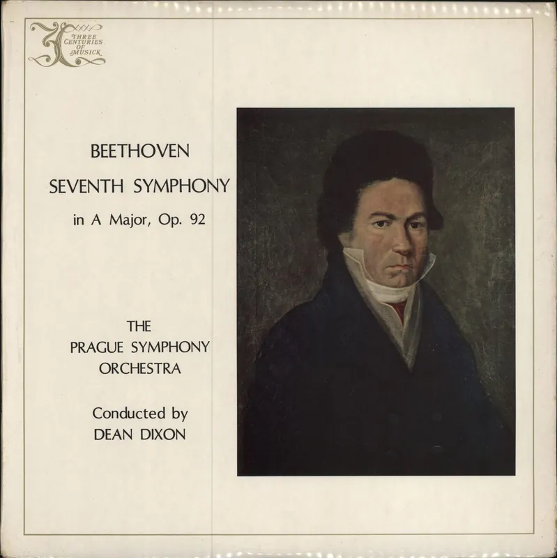 Ludwig Van Beethoven Seventh Symphony In A Major, Op. 92 UK Vinyl LP Free Shipping
