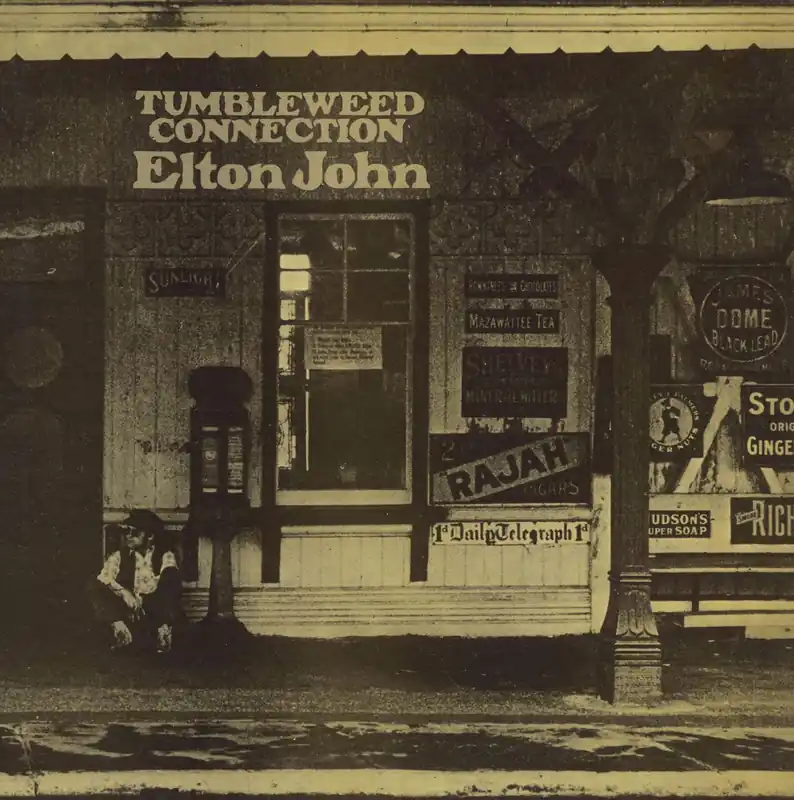Elton John Tumbleweed Connection - Blue UK Vinyl LP Same Day Shipping