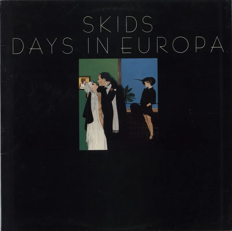 Skids Days In Europa - 2nd - EX UK Vinyl LP Express Delivery