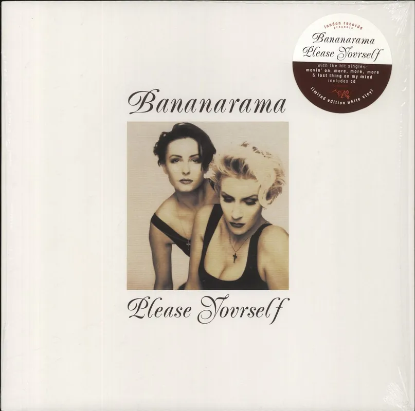 Big Sale Bananarama Please Yourself - White Vinyl + CD UK Vinyl LP