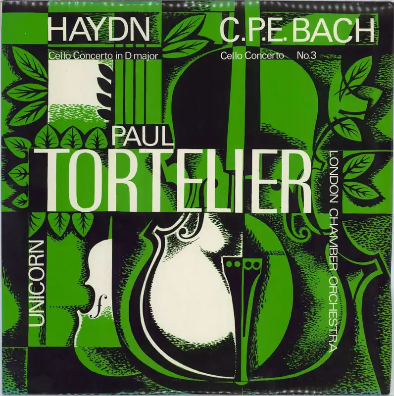 Best Price Paul Tortelier C.P.E. Bach: Cello Concerto In A Major Wq. 172 / Haydn: Cello Concerto In D Op. 101 UK Vinyl LP