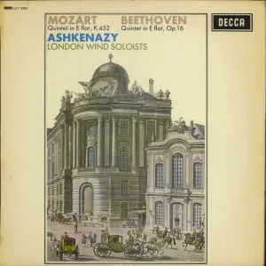Limited Offer Vladimir Ashkenazy Mozart: Quintet In E Flat, K.452 / Beethoven: Quintet In E Flat, Op.16 UK Vinyl LP