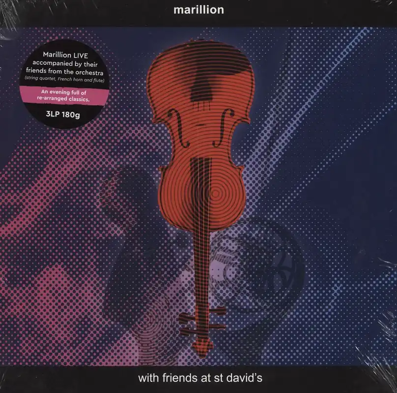 Save Now Marillion With Friends At St David's - Violet Transparent Vinyl UK 3-LP vinyl set