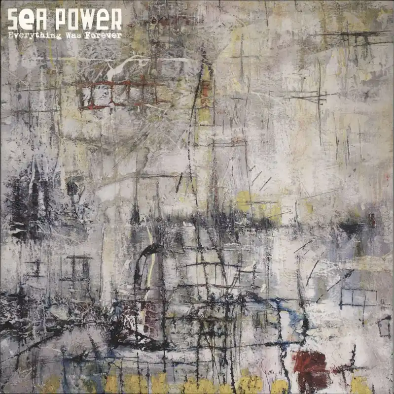 Price Cut Sea Power Everything Was Forever - Yellow vinyl + Artwork print UK Vinyl LP