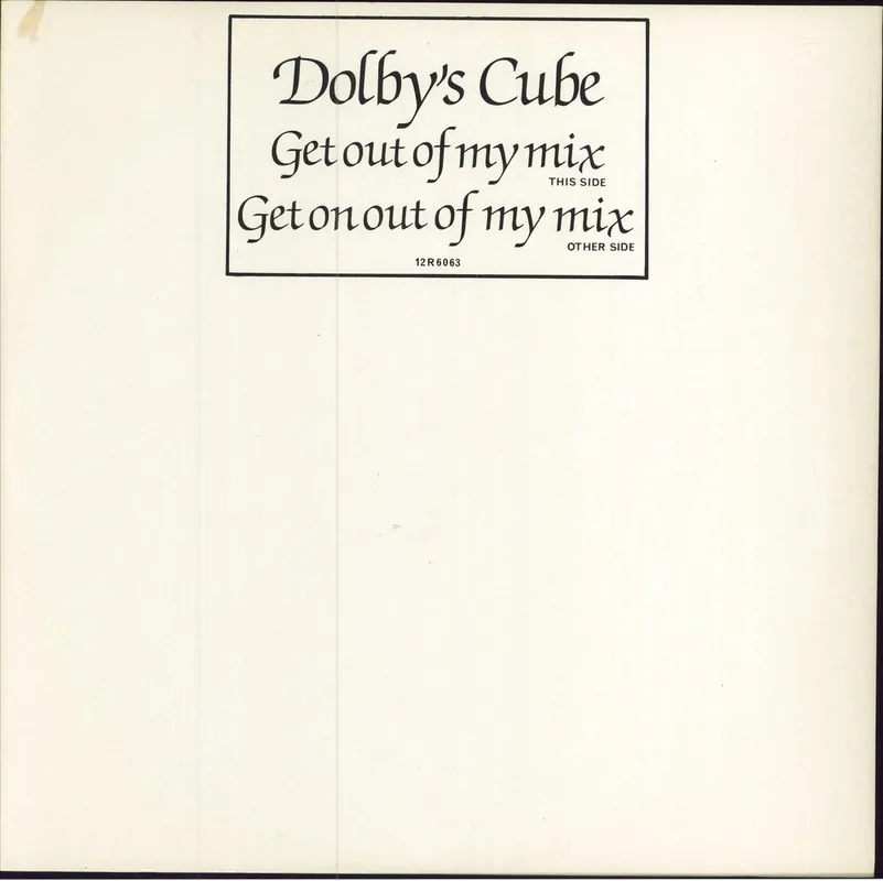 Thomas Dolby Get Out Of My Mix UK Promo 12" vinyl Place Order
