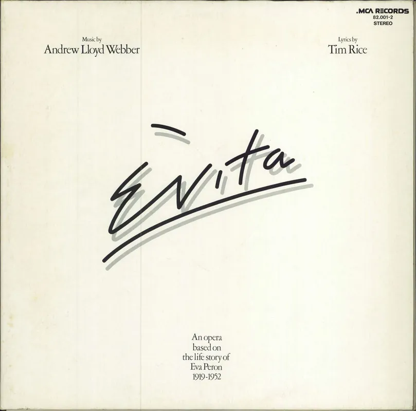 Bulk Order Andrew Lloyd Webber & Tim Rice Evita German 2-LP vinyl set