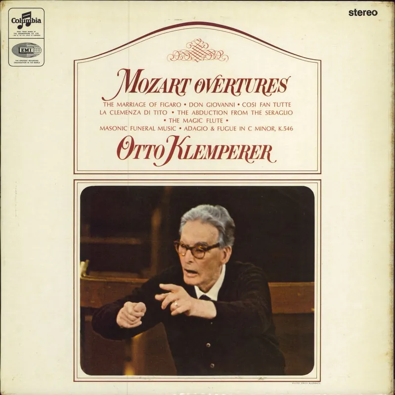 Buy Today Wolfgang Amadeus Mozart Mozart Overtures UK Vinyl LP