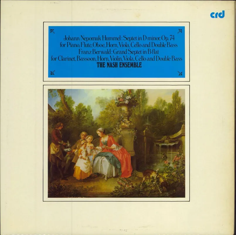 Save Now The Nash Ensemble Hummel: Septet in D Minor, Op.74 / Berwald: Grand Septet in B Flat UK Vinyl LP