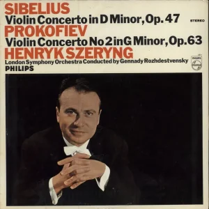 Price Drop Henryk Szeryng Sibelius: Violin Concerto in D Minor, Op.47 / Prokofiev: Violin Concerto No. 2 in G Minor, Op.63 UK Vinyl LP