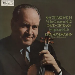 David Oïstrakh Shostakovich: Violin Concerto No. 2 / Symphony No. 6 UK Vinyl LP Weekend Sale