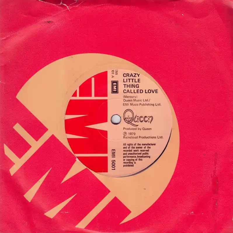 Don’t Miss Out Queen Crazy Little Thing Called Love Hong Kong 7" vinyl