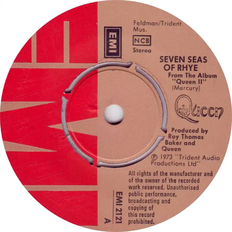 Queen Seven Seas Of Rhye Swedish 7" vinyl Final Sale