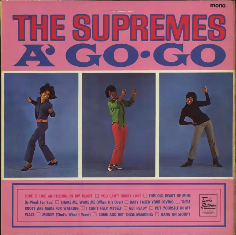 Today Only The Supremes A' Go Go- Factory sample UK Vinyl LP