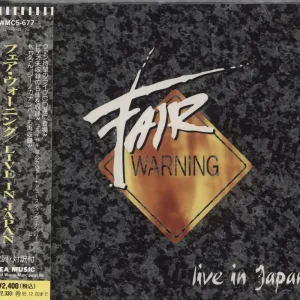 Fair Warning Live In Japan Japanese CD album Last Chance
