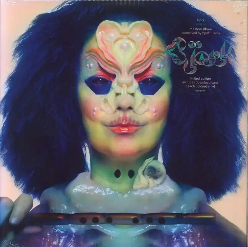 New Arrival Björk Utopia - Peach Vinyl - Sealed UK 2-LP vinyl set