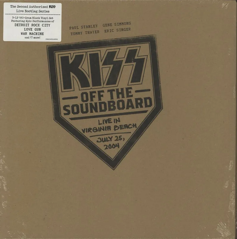 Buy Direct Kiss Off The Soundboard: Live In Virginia Beach, July 25 2004 - Sealed UK 3-LP vinyl set