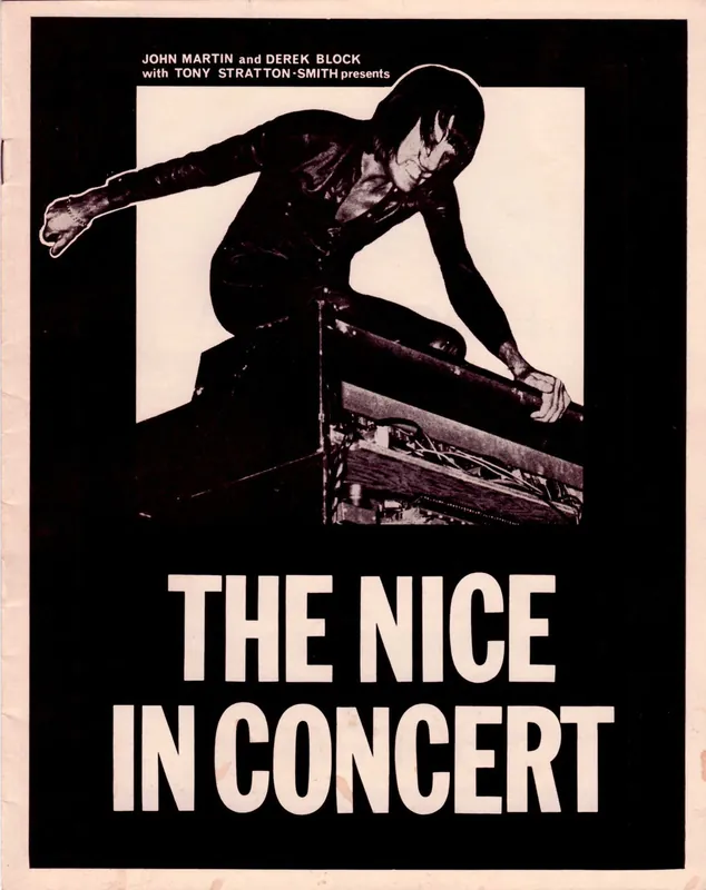 The Nice The Nice In Concert + Ticket Stub UK Tour programme High Quality