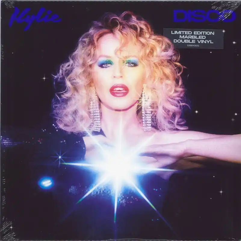 Reduced Price Kylie Minogue Disco - Blue Marble Vinyl - Sealed UK 2-LP vinyl set