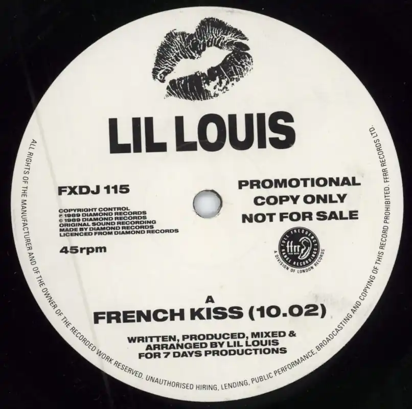 Lil Louis French Kiss UK Promo 12" vinyl New Arrival