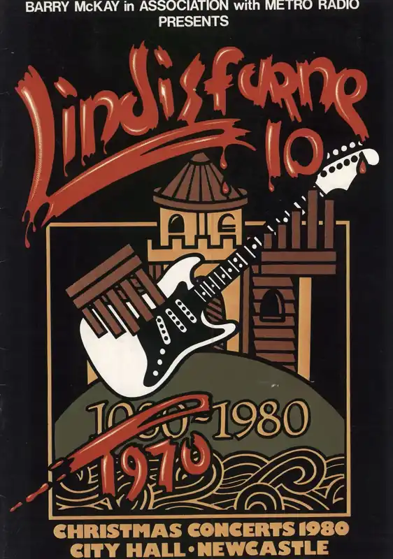 Lindisfarne Christmas Concerts 1980 + ticket stub UK Tour programme Low Price