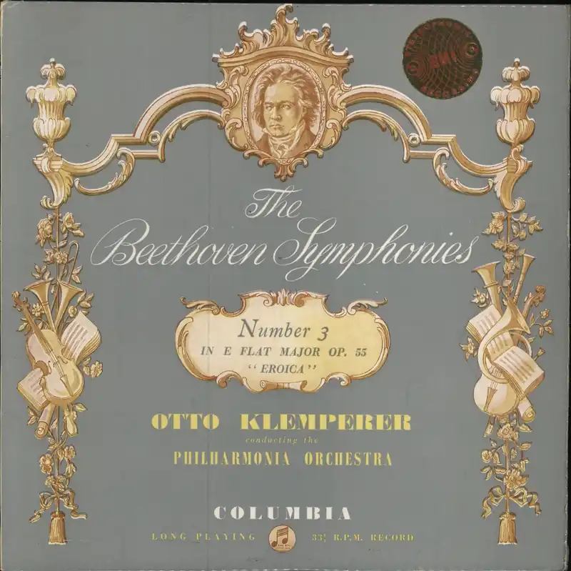 Fan Favorite Ludwig Van Beethoven The Beethoven Symphonies: No. 3 'Eroica' - red label UK Vinyl LP