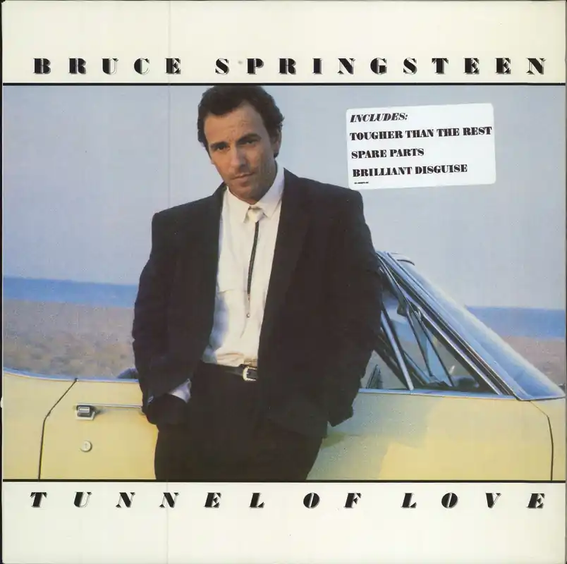 In Demand Bruce Springsteen Tunnel Of Love - Hype Stickered (3 Song) UK Vinyl LP